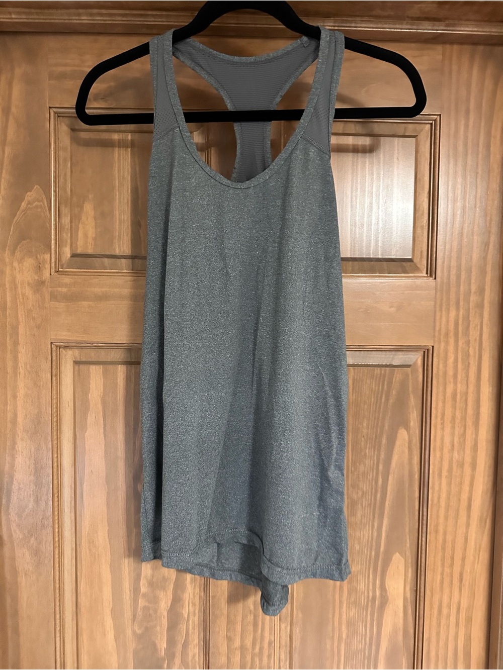 Xersion Gray Racerback Tank with Subtle Sheen